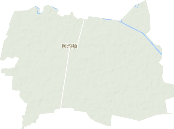 柳沟镇地形图