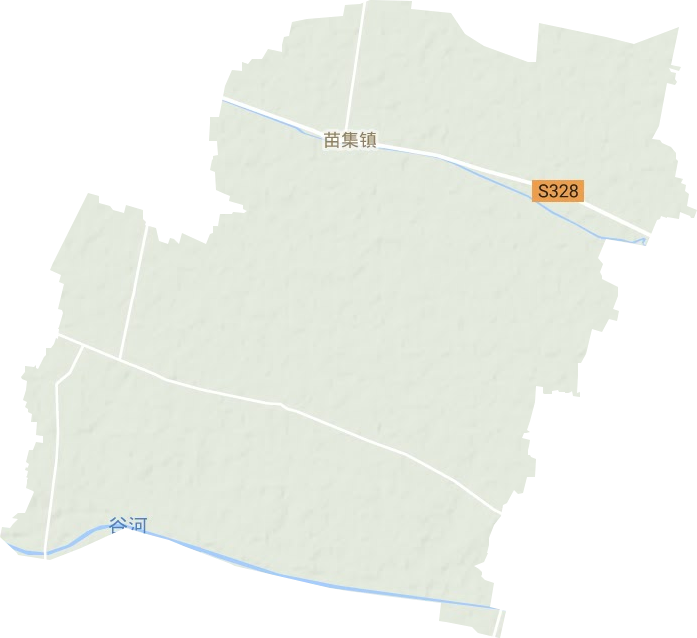 苗集镇地形图