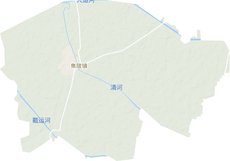焦陂镇地形图