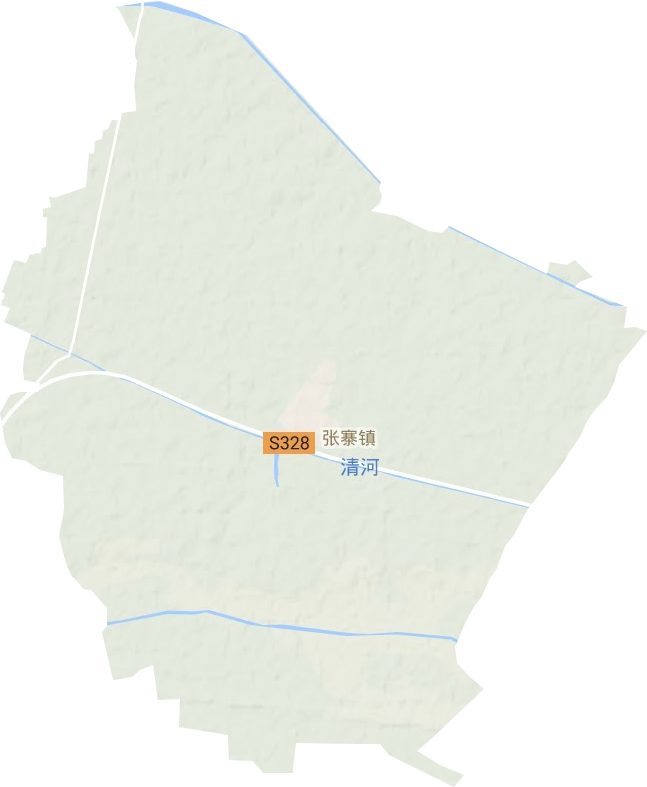 张寨镇地形图