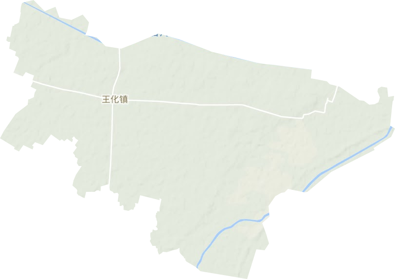 王化镇地形图