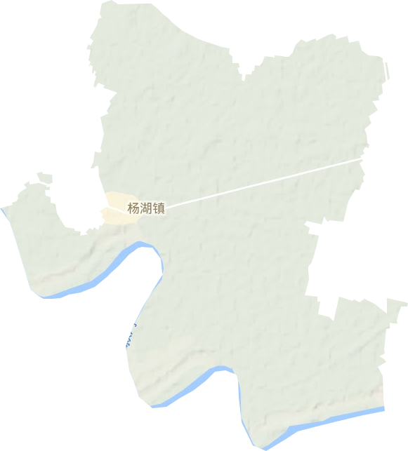 杨湖镇地形图