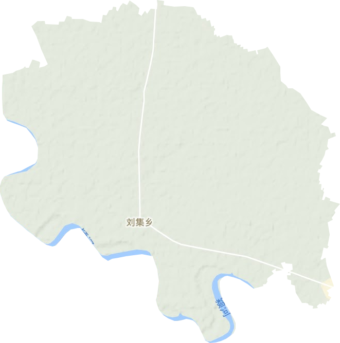 刘集乡地形图
