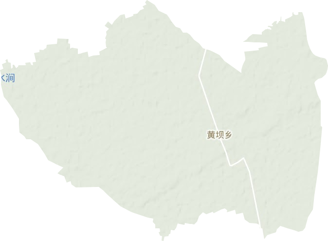 黄坝乡地形图