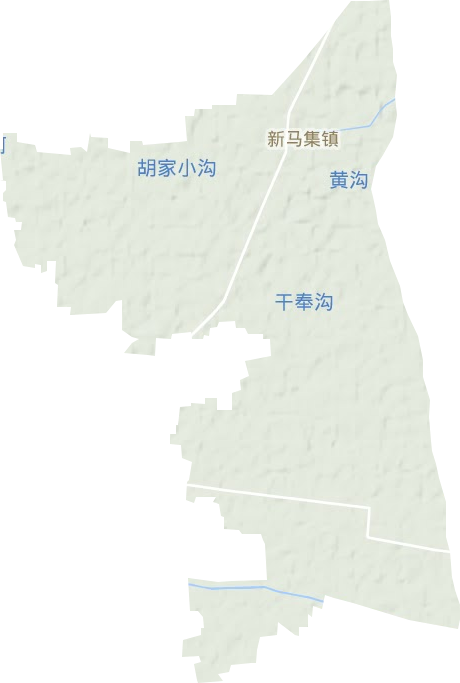 新马集镇地形图