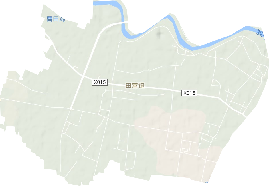 田营镇地形图