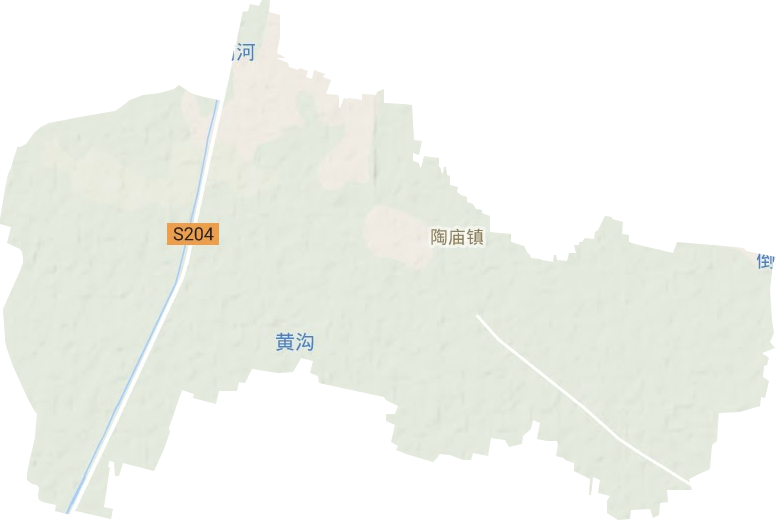 陶庙镇地形图