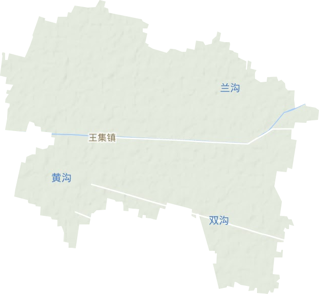 王集镇地形图