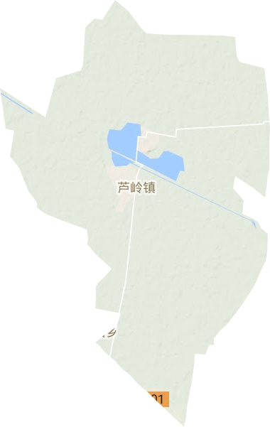 芦岭镇地形图