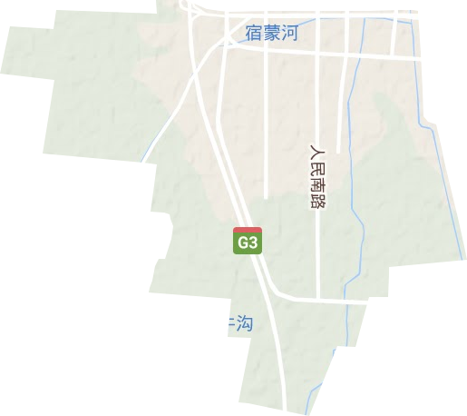 宿州经济技术开发区鞋城管理委员会地形图