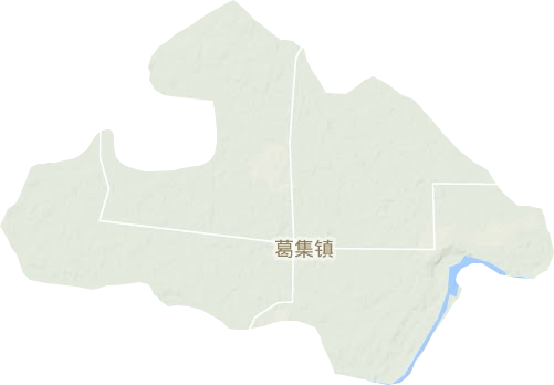 葛集镇地形图