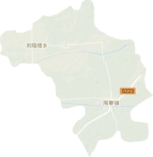 周寨镇地形图