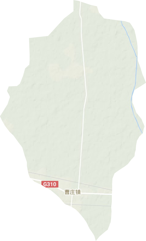 曹庄镇地形图
