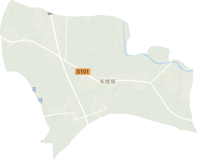 朱楼镇地形图