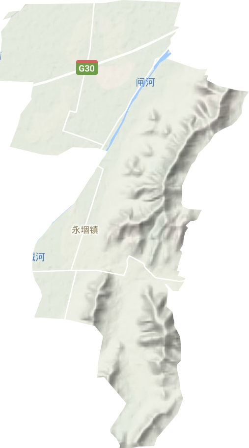 永堌镇地形图