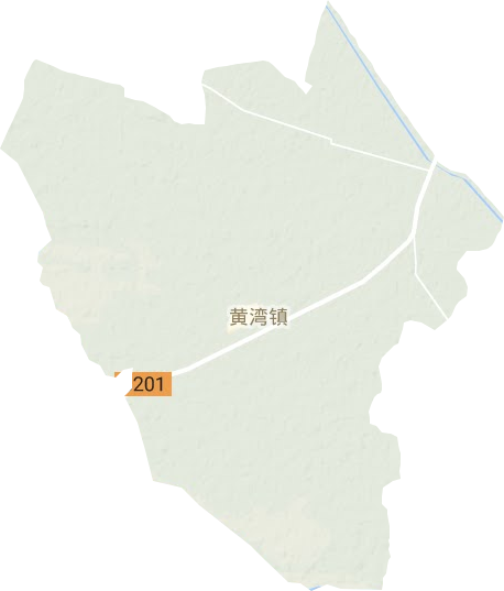 黄湾镇地形图
