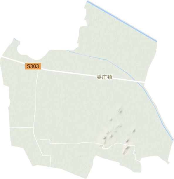 娄庄镇地形图