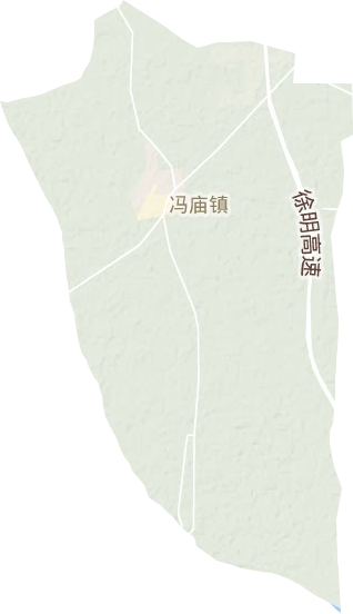 冯庙镇地形图