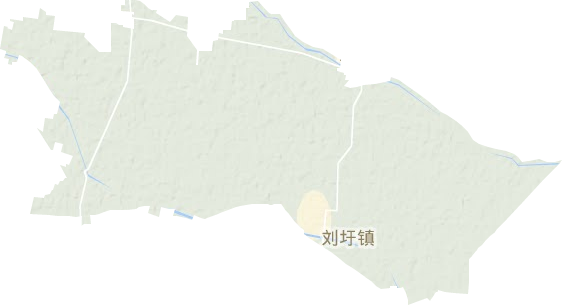 刘圩镇地形图