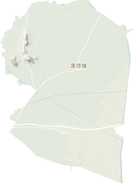 黑塔镇地形图