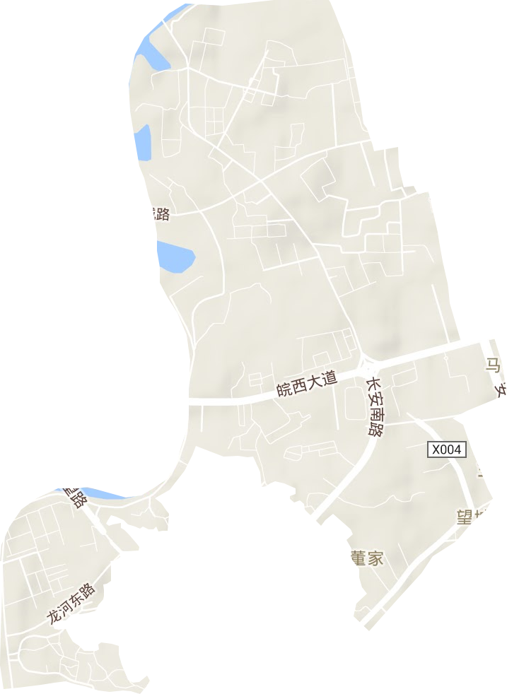 东市街道地形图
