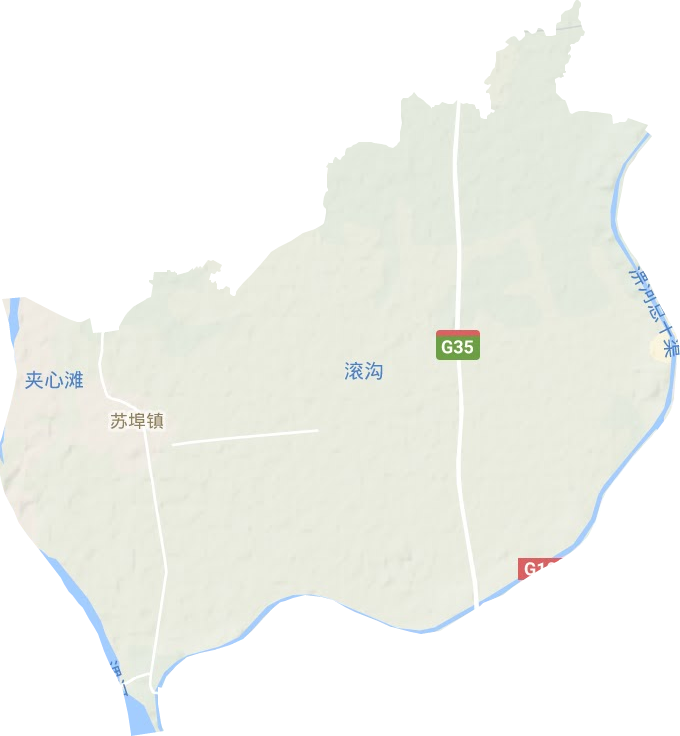 苏埠镇地形图