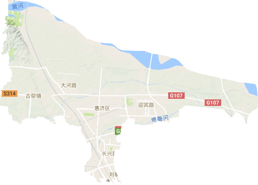 惠济区地形图