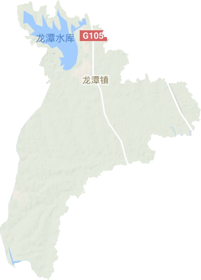 龙潭镇地形图