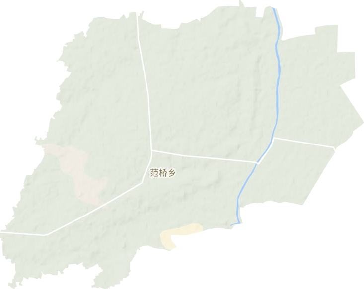 范桥镇地形图