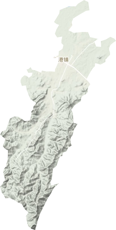 南港镇地形图