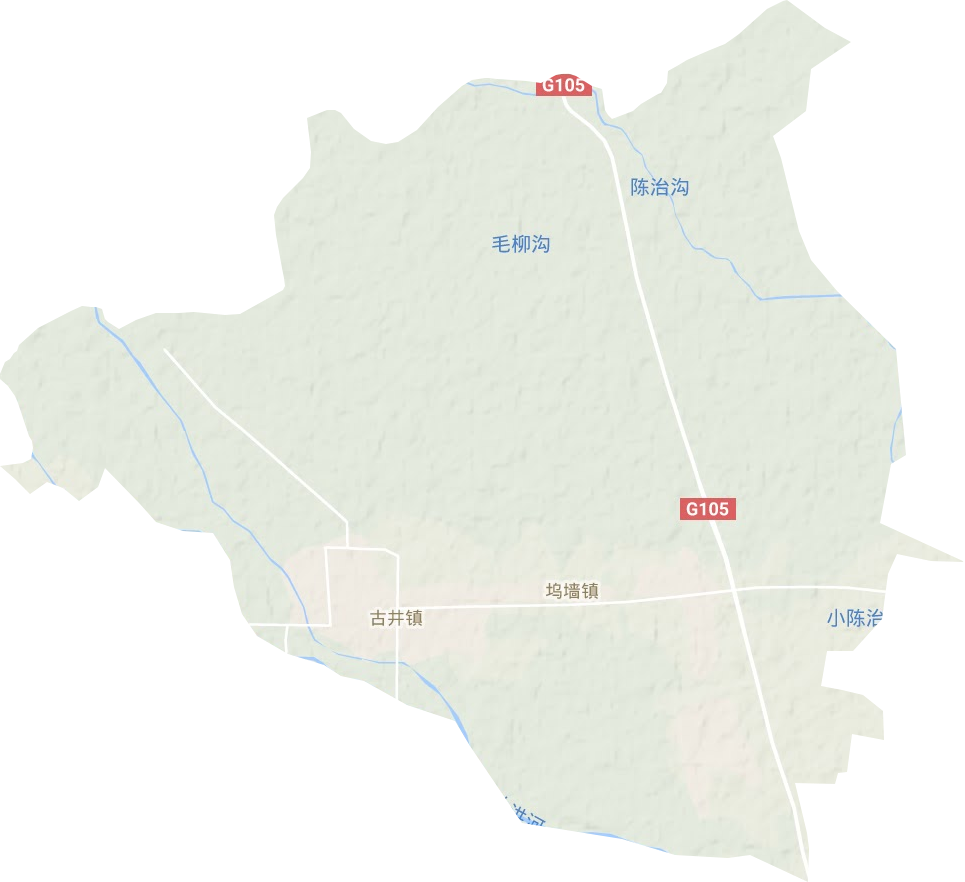 古井镇地形图
