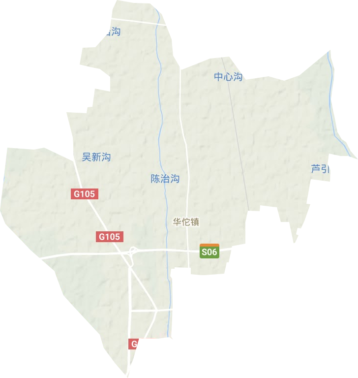 华佗镇地形图