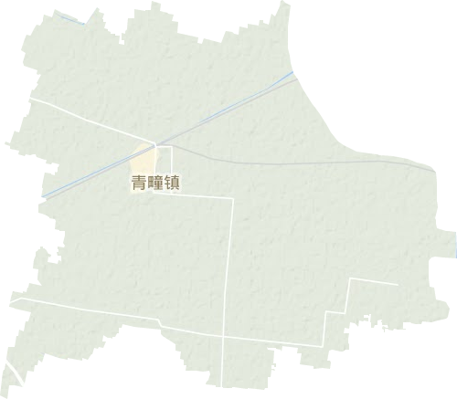 青町镇地形图