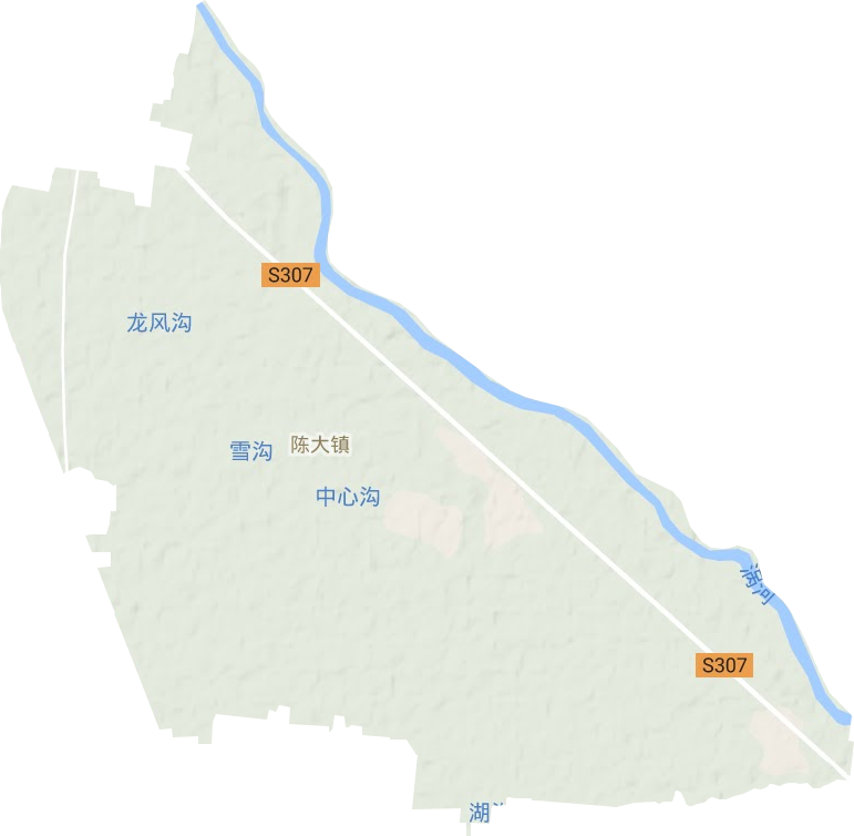 陈大镇地形图