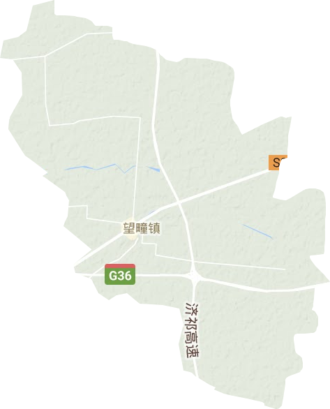 望疃镇地形图