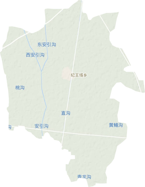 纪王场乡地形图