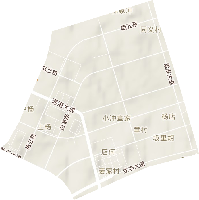 安徽贵池工业园地形图