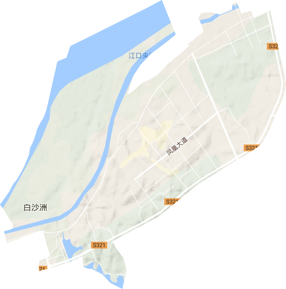 池州市开发区地形图