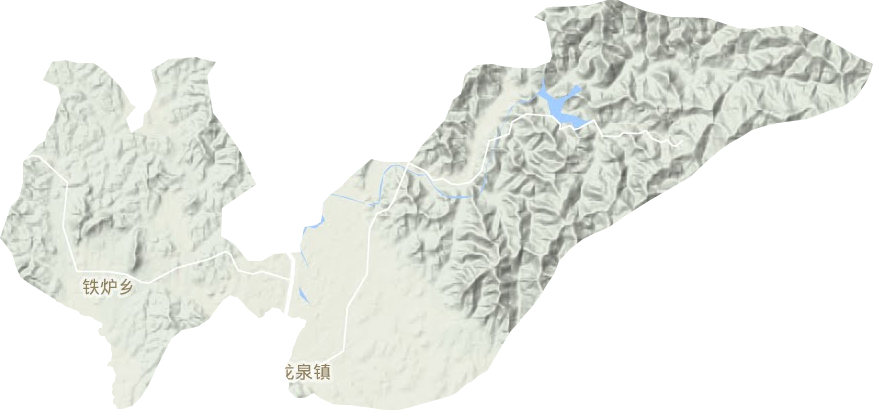 龙泉镇地形图