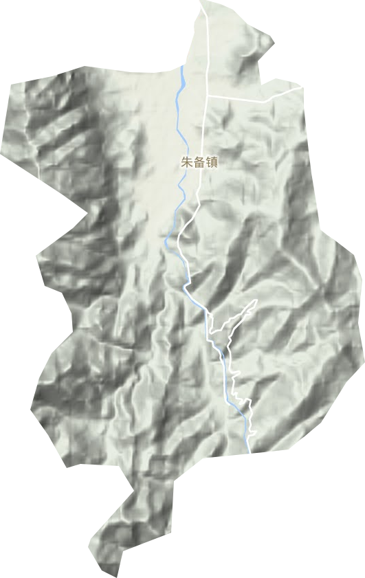 朱备镇地形图
