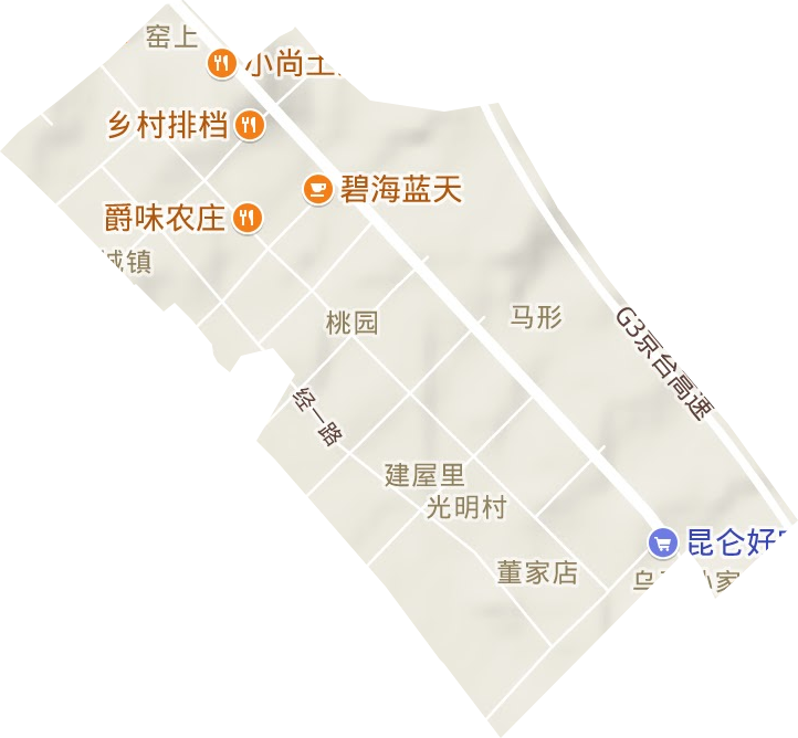 青阳县开发区地形图