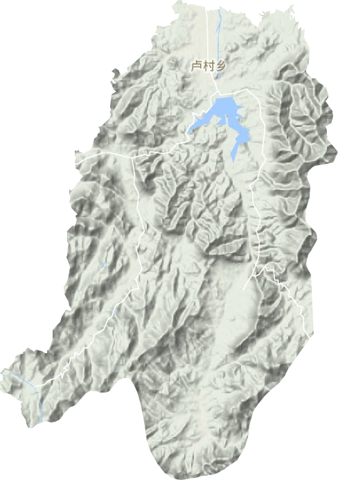 卢村乡地形图