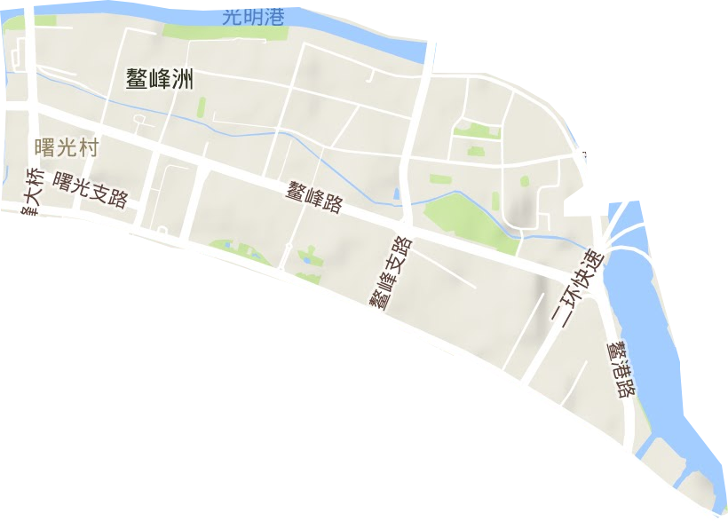 鳌峰街道地形图