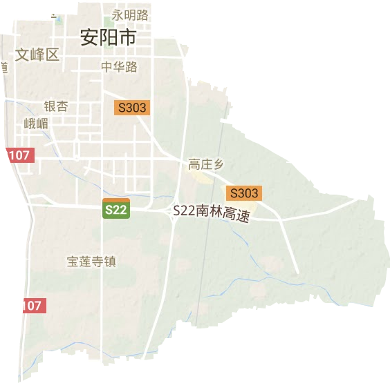 河南省安阳市文峰区地形图高清版大图