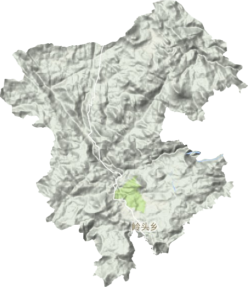 寿山乡地形图