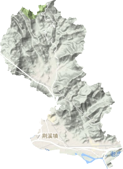 荆溪镇地形图