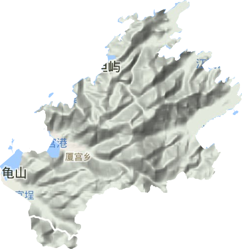 下宫乡地形图