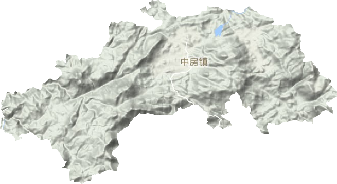 中房镇地形图