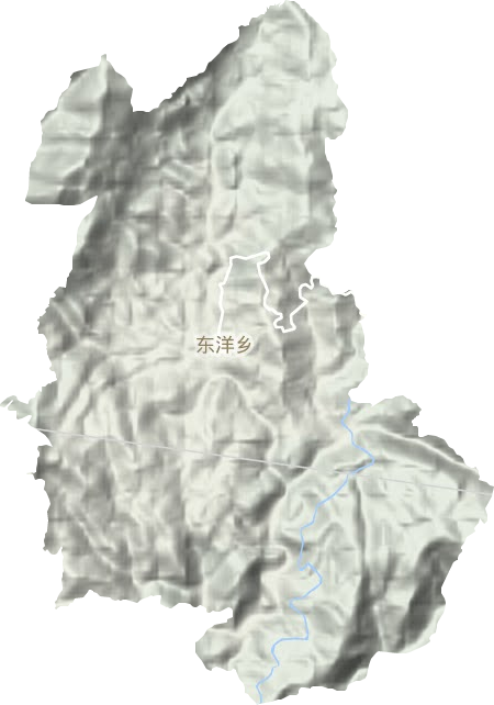 东洋乡地形图
