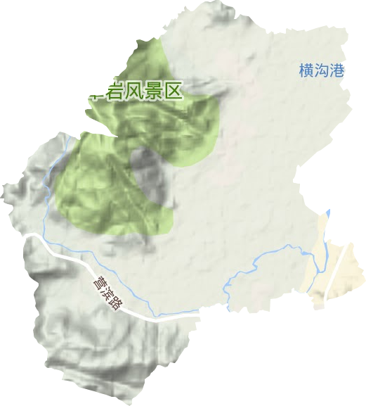 古槐镇地形图